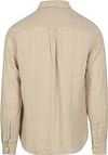 KnowledgeCotton Apparel Chemise Lin Ecru Product / Achterkant