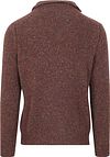 McGregor Half Zip Trui Merinowol Bruin Product / Achterkant