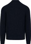 NZA Half Zip Slub Knit Melange Navy