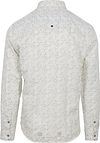 No Excess Koszula lniana z nadrukiem w kolorze off-white Product / Achterkant