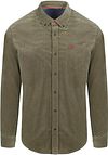 NZA Overhemd Omar Fine Corduroy Olijfgroen 24HN504-1734 kopen | Suitable