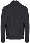 Olymp Half Zip Trui Wol Antraciet Product / Achterkant