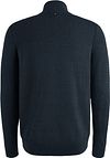 PME Legend Half Zip Structure Mouliné Tröja Marinblå Product / Achterkant