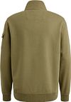 PME Legend Half Zip Tröja Interlock Jersey Oliv Product / Achterkant