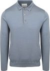 Profuomo Longsleeve Poloshirt Merinowolle Blau kaufen | PPWJ30002I-M | Suitable