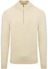 Profuomo Pullover Half Zip Luxury Ecru PPVJ10013G-E commander en ligne | Suitable