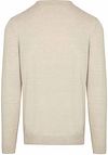 Beżowy sweter z wełny merynosów Profuomo Product / Achterkant