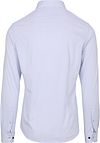R2 Knitted Stripes Camicia Elegante Blauw Product / Achterkant