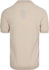 R2 Amsterdam Polo Maille Beige Product / Achterkant
