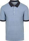 Scotch And Soda Gestricktes Poloshirt Struktur Blau 181319-410