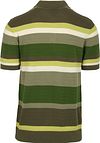 Scotch & Soda Polo Knitted Structure Stripe Vert Product / Achterkant