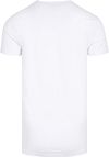 Slater 2-pack elastyczny T-Shirt z głębokim dekoltem V, biały Product / Achterkant