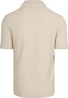 State of Art Polo Knitted Bouclé Ecru Product / Achterkant