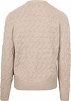 Sweter State of Art o strukturalnym splocie w kolorze beżowym Product / Achterkant