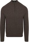 Steppin' Out Half Zip Pullover Merino Wool Brown order online | PU-MO- MRI-REF12-SO-25.04 Mole Brown | Suitable Liechtenstein