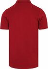 Steppin' Out Polo Piqué Bordeaux Product / Achterkant