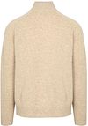 Steppin' Out Mocker Pullover Lammwolle Ecru