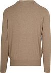 Sweter Steppin' Out z bawełny i kaszmiru w kolorze piaskowym Product / Achterkant