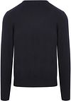 Steppin' Out sweter z bawełny i kaszmiru, dekolt w serek, granatowy Product / Achterkant