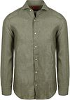 Suitable Camicia Verde SH-LIN-CLAS-25.05 Green