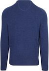 Suitable Lammwolle Pullover Rundhals Royal Blau Product / Achterkant