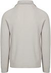 Suitable Maglione Half Zip Tias in maglia Cooldry Greige Product / Achterkant