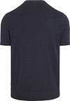 Suitable T-Shirt de punto con bolsillo Compact Navy Product / Achterkant
