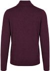 Suitable Merino Half Zip Trui Bordeaux