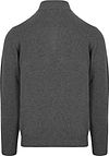 Suitable Half Zip Trui Lamswol Antraciet Product / Achterkant