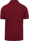 Sun68 Piké Tröja Små Ränder Bordeaux Product / Achterkant