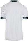 Sun68 Polo Shirt Multistripes Collar White Product / Achterkant