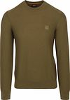 BOSS Sweter Zielony 50527584-368