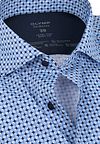 OLYMP Lvl 5 Overhemd 24/Seven Dessin Blauw Product / Detail