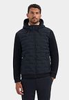 No Excess Jacket Knitted Sleeve Navy Model / Voorkant