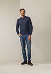 State Of Art Jersey Cuello Polo Navy Model / Voorkant