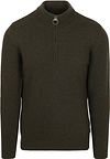 Barbour Halv Zip Tröja av Ull Oliv MKN0837-OL91