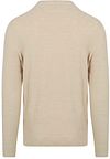 Sweter Profuomo o teksturowanej fakturze w kolorze ecru Product / Achterkant