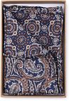 Suitable Wendbares Einstecktuch In Braun Auf Marineblau Product