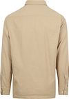 Camisa Marc O'Polo de twill de franela beige Product / Achterkant