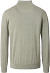 Maglia half-zip CASAMODA tinta unita verde chiaro Product / Achterkant