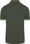 Fred Perry Polo Twin Tipped M3600 Mørkegrønn 53A Product / Achterkant
