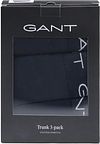 Gant Boxershorts Trunk 3-Pakke Marineblå