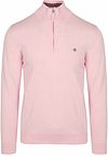 Gant Half Zip Tröja Ljusrosa 8030564-698