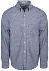 GANT Skjorte Cotton Linen Blå