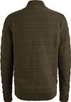 Gilet PME Legend in maglia strutturata Beluga verde Product / Achterkant