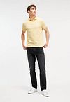King Essentials The Rene Poloshirt Geel Model / Voorkant