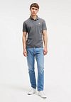 King Essentials The Rene Polo Shirt Anthracite Model / Voorkant