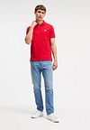 King Essentials The Rene Polo Shirt Red Model / Voorkant