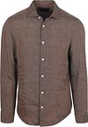 Marc O'Polo Shirt Linen Brown order online | Suitable