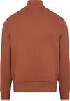 Fred Perry Pull Demi-Zip Marron Whisky Product / Achterkant